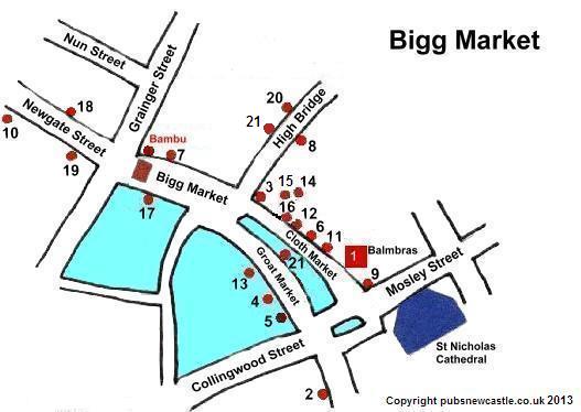 bigg market newcastle